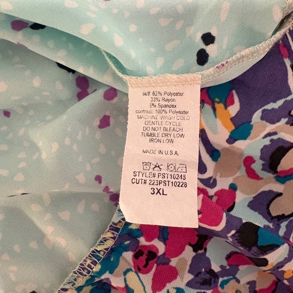 CHICSOUL Fit & Flare Top, 3X - Picture 7 of 7